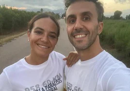 Bárbara y Alejandro, preparados para este gran reto, duro, pero solidario