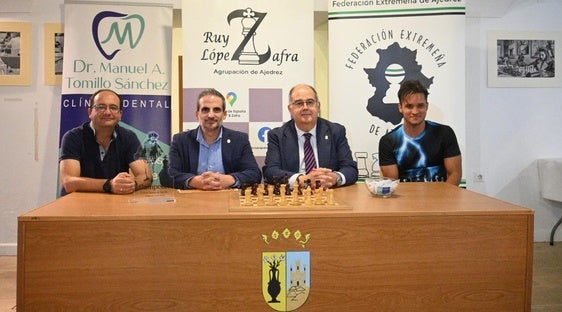 Presentado el XXXIII Torneo de Ajedrez Ciudad de Zafra de este fin de semana