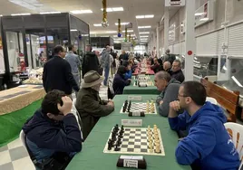 Los jugadores dispuestos para el torneo