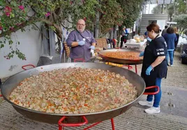 Leo Carvajal durante un evento solidario