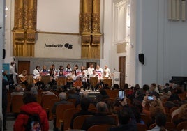 El coro El Castellar durante su actuación en Santa Marina