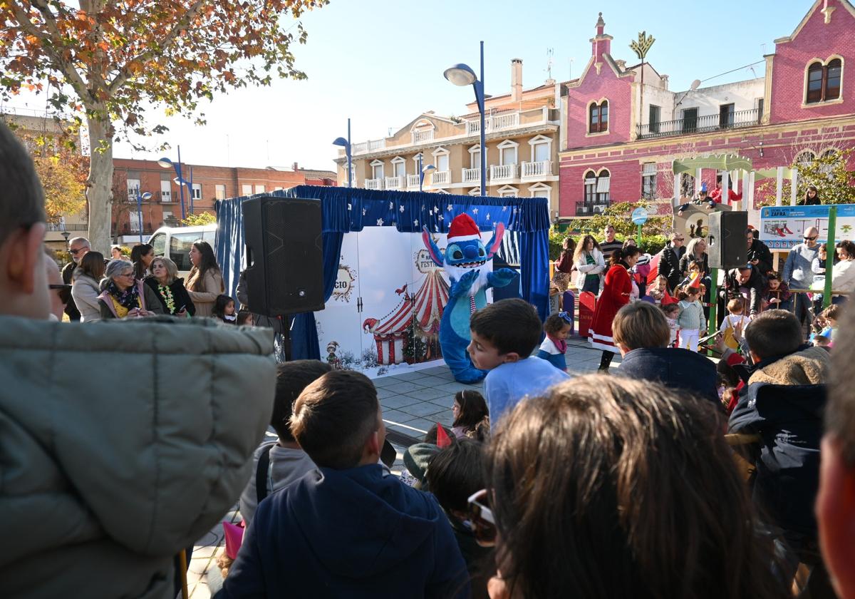 Pequecotillón en la Plaza de España