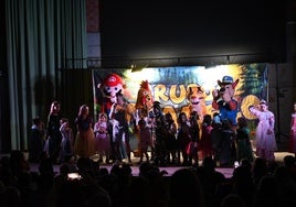 Los más pequeños pudieron disfrutar en el pabellón central