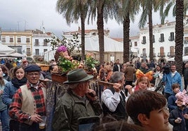 Procesión de San Guarrín por la Plaza Grande
