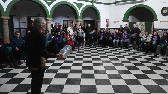 Zafra Violeta armó 'Jaleo contra el machiruleo' y reivindicó igualdad, justicia y reparación por el 8M