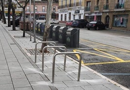 Una de las zonas donde se han instalado estacionamientos