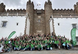 Foto de familia de los voluntarios