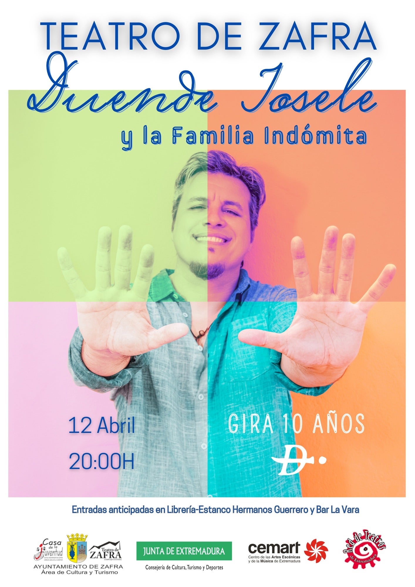 Duende Josele y la Familia Indómita actuarán el 12 de abril en el Teatro de Zafra