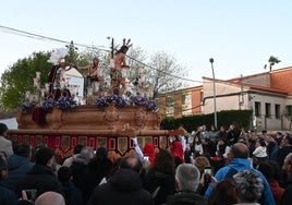 El 'Amarrao' a su salida del templo del Rosario