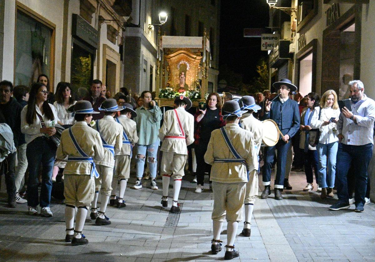 La Esperancita durante su procesión en 2024
