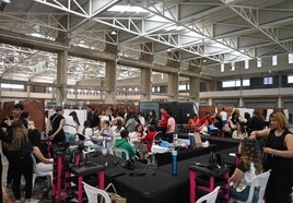 El alumnado puuydo practicar y mostrar lo aprendido en sus diferentes especialidades durante la feria