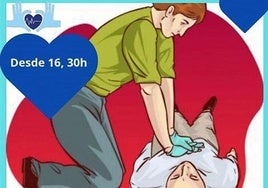 La ciudadanía podrá aprender a realizar la maniobra de la RCP en la Plaza del Alcázar