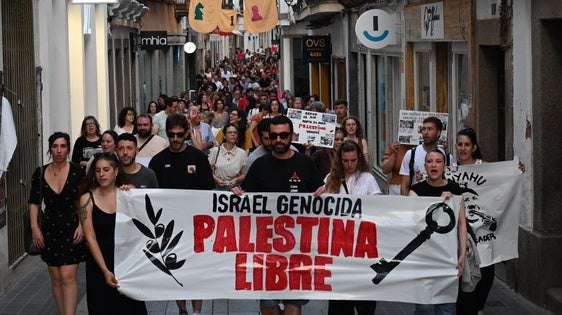 La marcha por una Palestina libre contó con el apoyo de numerosas personas