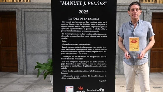 Hugo Folk recogió el XIII Premio de Microrrelatos por 'La joya de la familia'
