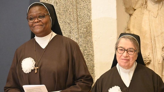 Las clarisas Sor María Celina y Sor Josefina Munini celebraron sus bodas de oro y plata