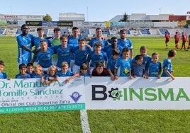 Once inicial en el últimp partido jugado por el equipo ante el Usagre