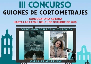 Los trabajos para el Concurso de Guiones de Cortometrajes se podrán presentar hasta final de mes