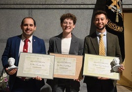 Los tres jóvenes reconocidos