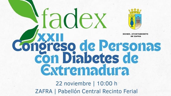 La localidad será sede del XXII Congreso de Personas con Diabetes de Extremadura