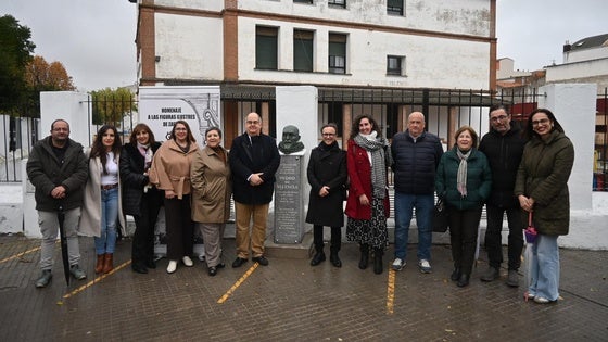 El CIT descubrió el busto homenaje al humanista zafrense Pedro de Valencia