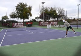 Dos participantes durante uno de lso partidos