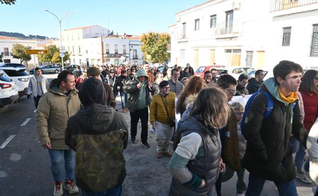 Un momento de la caminata