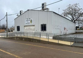 Rampa de acceso a la caseta