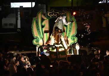 Una de las carrozas reales durante el cortejo