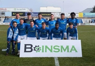 Once inicial del Zafra en el partido ante Usagre