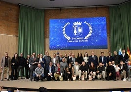 Foto de la primera Gala del Deporte, instaurada este año