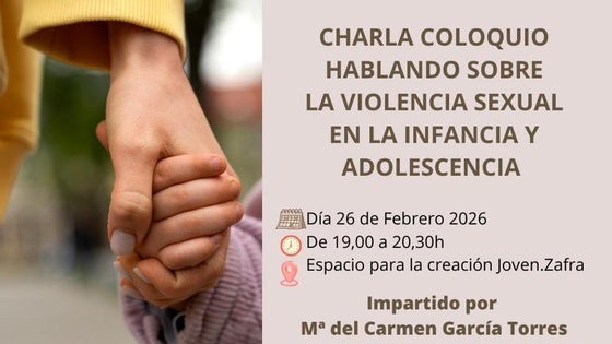 La violencia sexual en la infancia y adolescencia es el tema de la nueva charla de la Federación de AMPAS