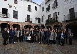 Los participantes en la ruta