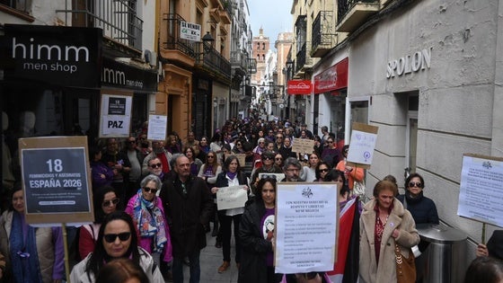 Zafra Violeta se movilizó por el 8M para defender los derechos de las mujeres
