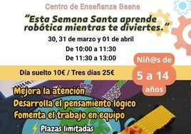 Cartel de la actividad