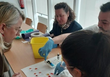 Taller de salud en el centro