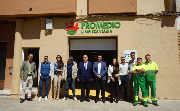 Instalación auxiliar en la Avenida de la Constitución