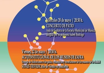 Cartel con las activdades