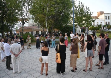 Concentración en la Plaza de España