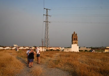 Espectadores viendo el eclipse