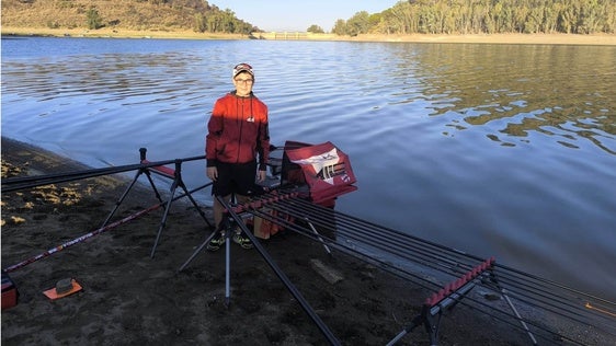 El Concurso de Pesca 'Ciudad de Zafra' reúne a 40 participantes en Valuengo
