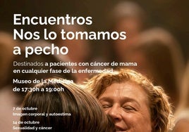 Cartel informativo de los encuentros