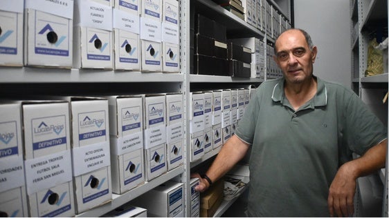 Manolo Méndez en la fototeca