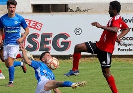 Jugadores del Zafra durante uno de los partidos