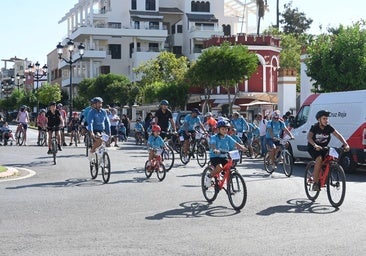 Algunos de los participantes en el Día de la Bicicleta en 2025