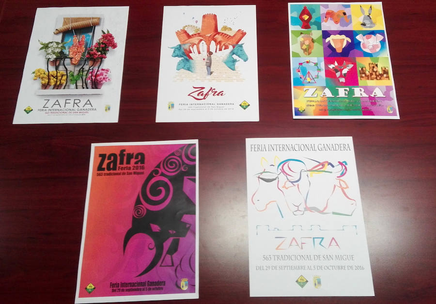 Carteles finalistas feria de Zafra 2016 