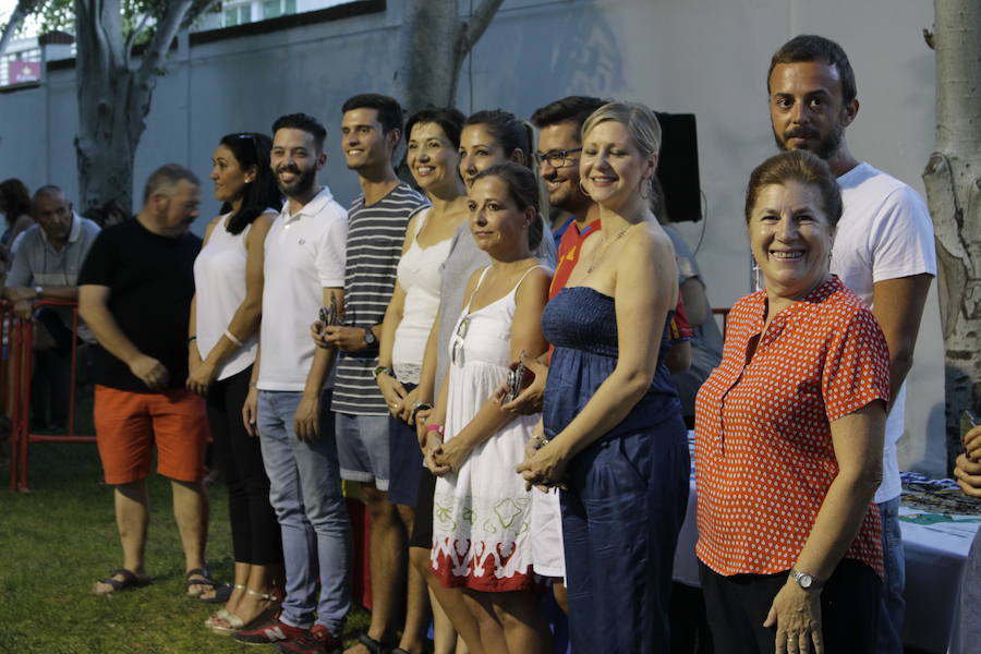 Entrega de medallas