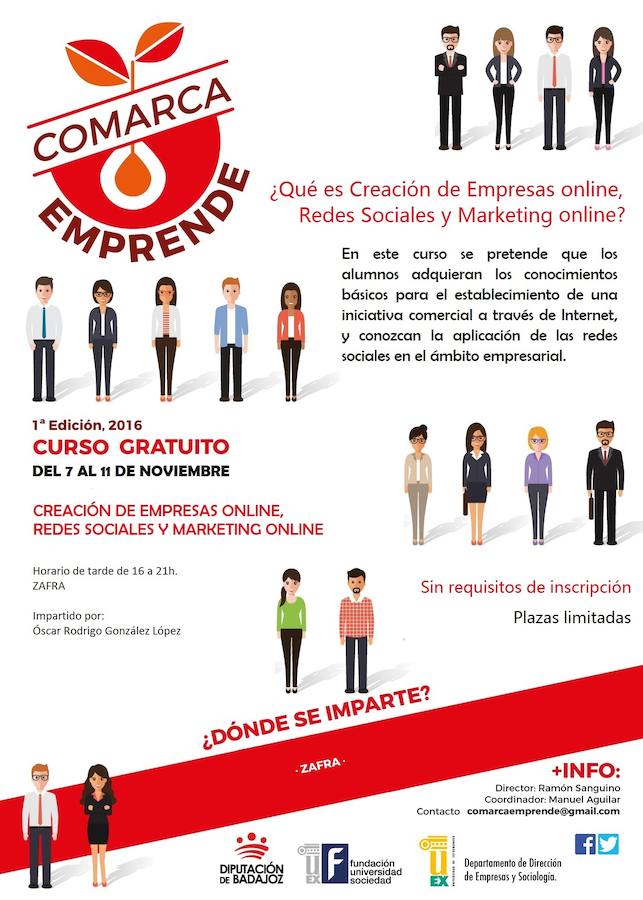 El Proyecto Comarca Emprende formará sobre empresas digitales
