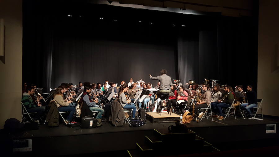 Ensayo en el teatro 