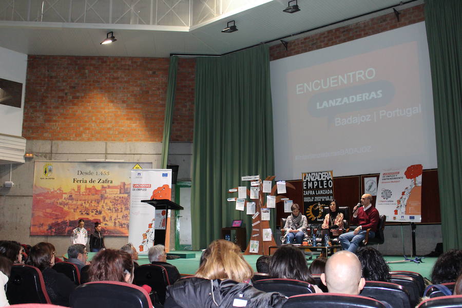 Zafra acoge un encuentro entre las Lanzaderas de Empleo de Badajoz y Portugal