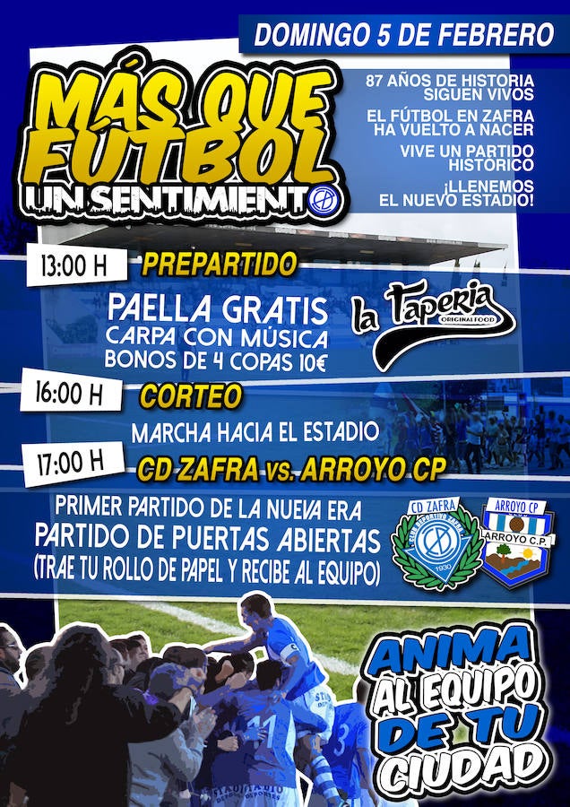 Jornada de apoyo entre el Diter Zafra y su afición